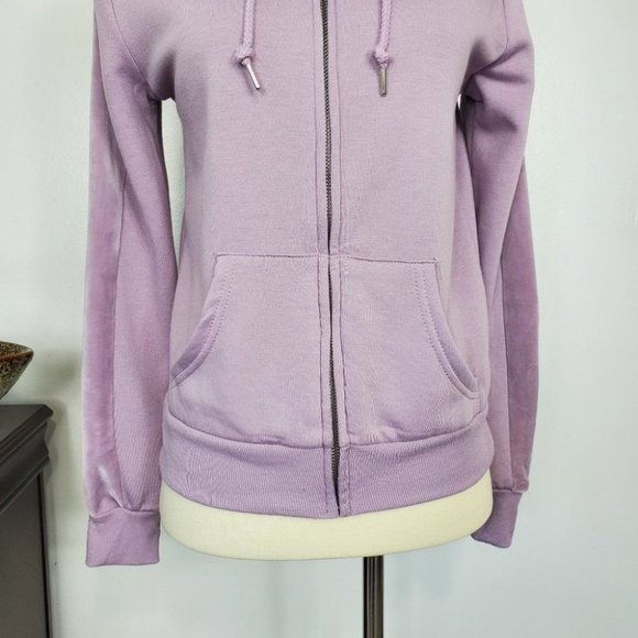 Hippie Rose Soft Cozy Fleece Zip-Up Hoodie Sweatshirt Jacket NEW NWT Size XS - Picture 4 of 12